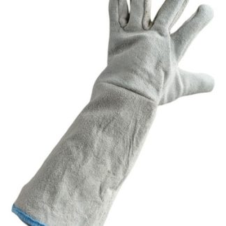 Guantes de carnaza largo para «soldador  forrado 18 «