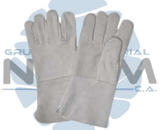 GUANTES DE CARNAZA LARGO (CON REFUERZO EN PALMA «102L » )