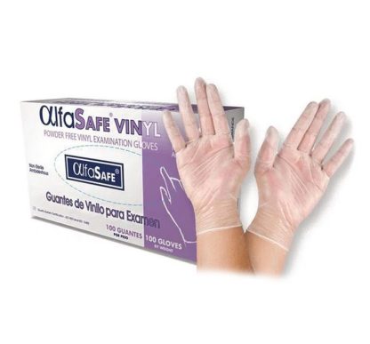 Guantes de vinyl (tipo examen)